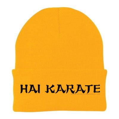 Hai Karate Vertical Logo Knit Cap Winter Beanie