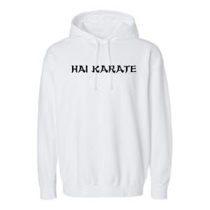 Hai Karate Vertical Logo Garment-Dyed Fleece Hoodie