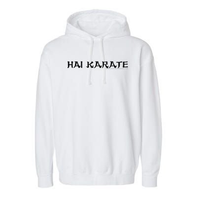 Hai Karate Vertical Logo Garment-Dyed Fleece Hoodie