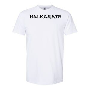 Hai Karate Vertical Logo Softstyle CVC T-Shirt