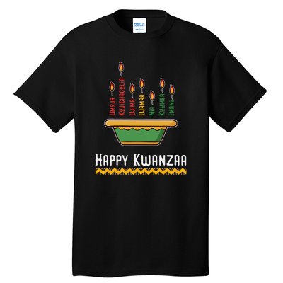 Happy Kwanzaa Kids 7 Principles of Kwanzaa Dec 26 - Jan 1 Tall T-Shirt