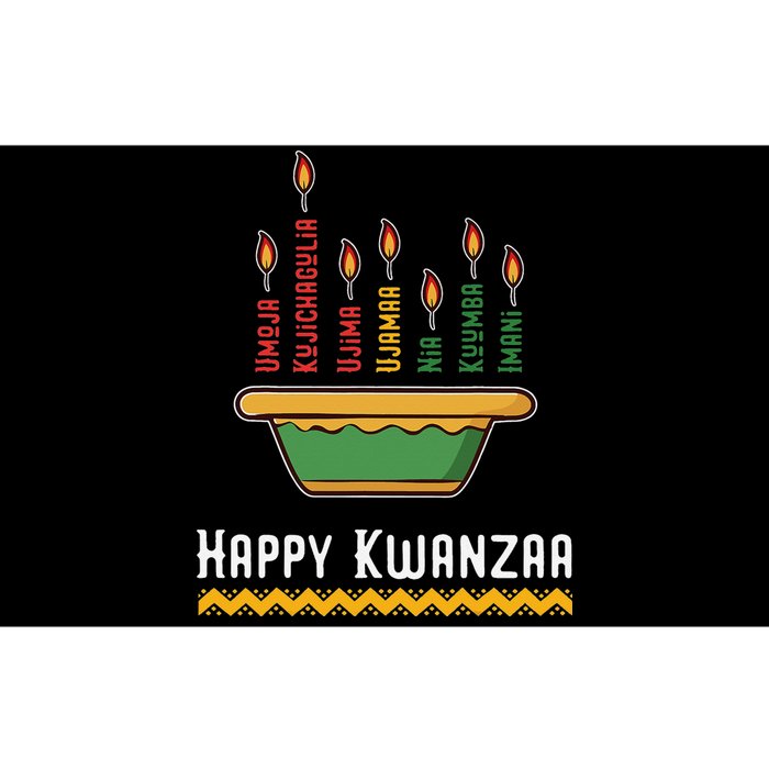 Happy Kwanzaa Kids 7 Principles of Kwanzaa Dec 26 - Jan 1 Bumper Sticker