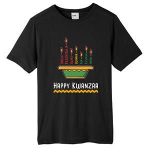 Happy Kwanzaa Kids 7 Principles of Kwanzaa Dec 26 - Jan 1 Tall Fusion ChromaSoft Performance T-Shirt