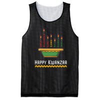 Happy Kwanzaa Kids 7 Principles of Kwanzaa Dec 26 - Jan 1 Mesh Reversible Basketball Jersey Tank