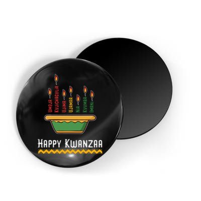 Happy Kwanzaa Kids 7 Principles of Kwanzaa Dec 26 - Jan 1 Magnet