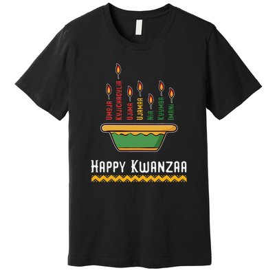 Happy Kwanzaa Kids 7 Principles of Kwanzaa Dec 26 - Jan 1 Premium T-Shirt