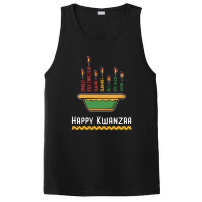 Happy Kwanzaa Kids 7 Principles of Kwanzaa Dec 26 - Jan 1 PosiCharge Competitor Tank