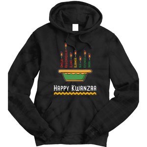 Happy Kwanzaa Kids 7 Principles of Kwanzaa Dec 26 - Jan 1 Tie Dye Hoodie