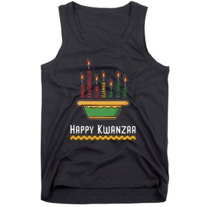 Happy Kwanzaa Kids 7 Principles of Kwanzaa Dec 26 - Jan 1 Tank Top