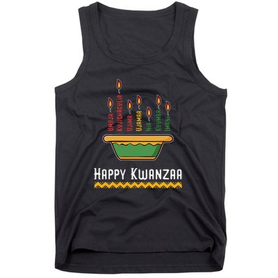 Happy Kwanzaa Kids 7 Principles of Kwanzaa Dec 26 - Jan 1 Tank Top