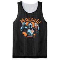 Huzzah Knight With Mead Funny Ren Faire Mesh Reversible Basketball Jersey Tank