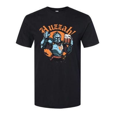 Huzzah Knight With Mead Funny Ren Faire Softstyle CVC T-Shirt