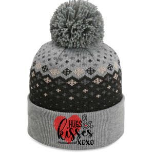 Hugs & Kisses XOXO Valentine's Day Gift The Baniff Cuffed Pom Beanie