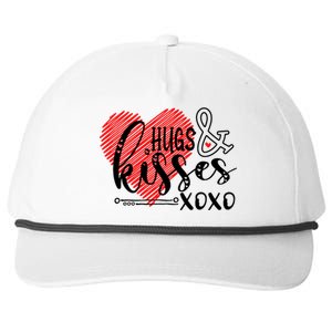 Hugs & Kisses XOXO Valentine's Day Gift Snapback Five-Panel Rope Hat