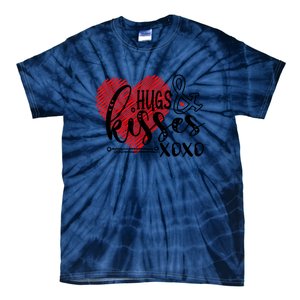 Hugs & Kisses XOXO Valentine's Day Gift Tie-Dye T-Shirt