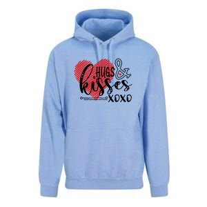 Hugs & Kisses XOXO Valentine's Day Gift Unisex Surf Hoodie