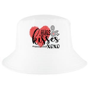 Hugs & Kisses XOXO Valentine's Day Gift Cool Comfort Performance Bucket Hat