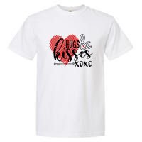 Hugs & Kisses XOXO Valentine's Day Gift Garment-Dyed Heavyweight T-Shirt