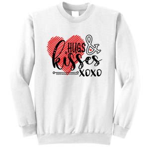 Hugs & Kisses XOXO Valentine's Day Gift Sweatshirt