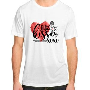 Hugs & Kisses XOXO Valentine's Day Gift Adult ChromaSoft Performance T-Shirt