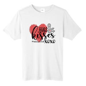 Hugs & Kisses XOXO Valentine's Day Gift Tall Fusion ChromaSoft Performance T-Shirt