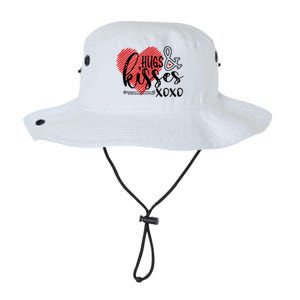 Hugs & Kisses XOXO Valentine's Day Gift Legacy Cool Fit Booney Bucket Hat