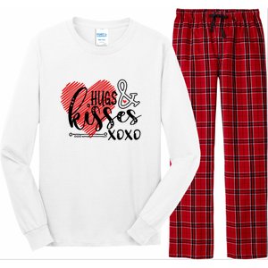 Hugs & Kisses XOXO Valentine's Day Gift Long Sleeve Pajama Set