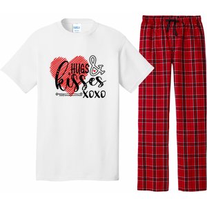 Hugs & Kisses XOXO Valentine's Day Gift Pajama Set