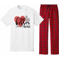 Hugs & Kisses XOXO Valentine's Day Gift Pajama Set