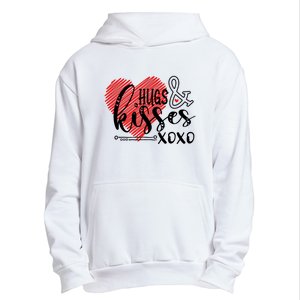 Hugs & Kisses XOXO Valentine's Day Gift Urban Pullover Hoodie