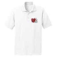 Hugs & Kisses XOXO Valentine's Day Gift PosiCharge RacerMesh Polo