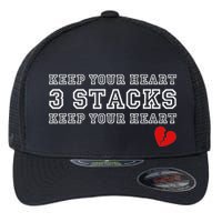 Heartbreak Keep Your Heart Three Stacks Flexfit Unipanel Trucker Cap