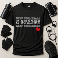 Heartbreak Keep Your Heart Three Stacks Performance Shirt