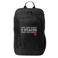 Heartbreak Keep Your Heart Three Stacks City Backpack