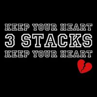 Heartbreak Keep Your Heart Three Stacks 7-Panel Snapback Hat