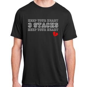 Heartbreak Keep Your Heart Three Stacks Adult ChromaSoft Performance T-Shirt