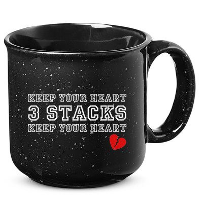 Heartbreak Keep Your Heart Three Stacks 15oz Campfire Ceramic Mug