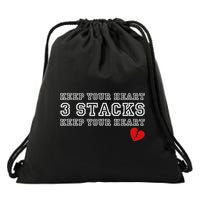 Heartbreak Keep Your Heart Three Stacks Drawstring Bag