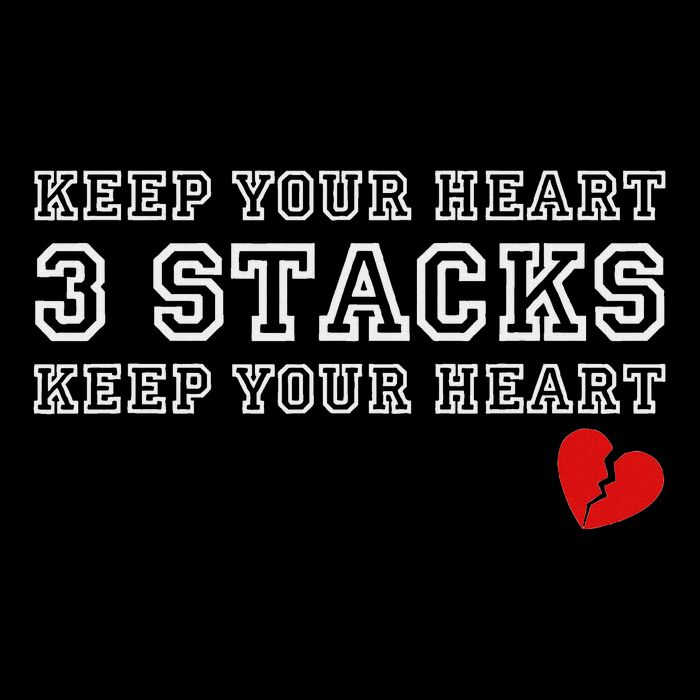 Heartbreak Keep Your Heart Three Stacks Youth Performance Sprint T-Shirt