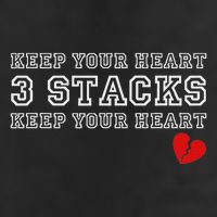 Heartbreak Keep Your Heart Three Stacks 25L Jumbo Tote
