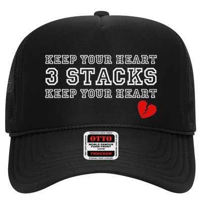 Heartbreak Keep Your Heart Three Stacks Trucker Hat