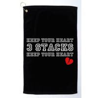 Heartbreak Keep Your Heart Three Stacks Golf Towel