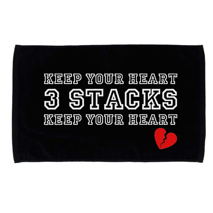 Heartbreak Keep Your Heart Three Stacks Microfiber Hand Towel