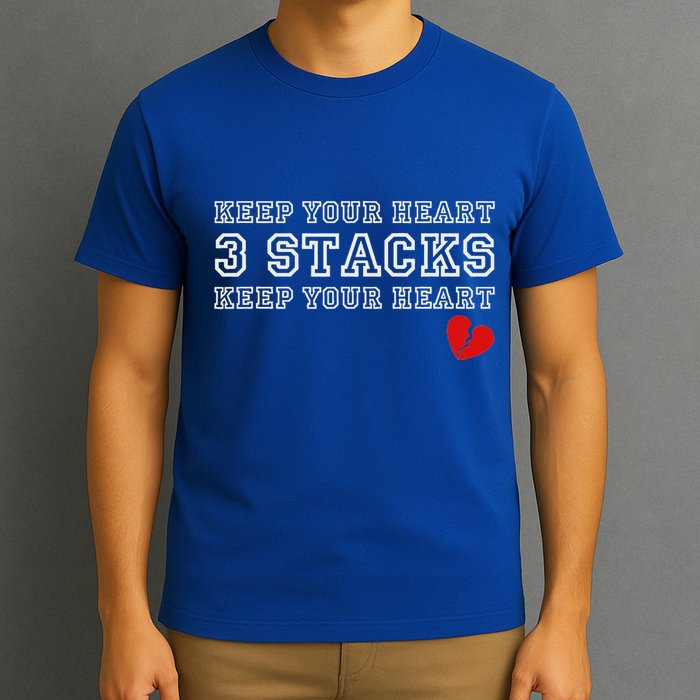 Heartbreak Keep Your Heart Three Stacks T-Shirt