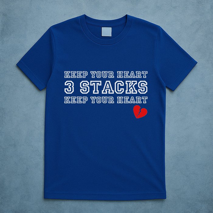 Heartbreak Keep Your Heart Three Stacks T-Shirt