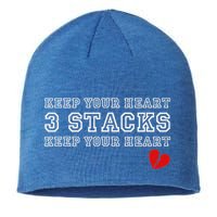 Heartbreak Keep Your Heart Three Stacks Sustainable Beanie