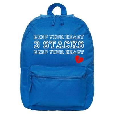 Heartbreak Keep Your Heart Three Stacks 16 in Basic Backpack