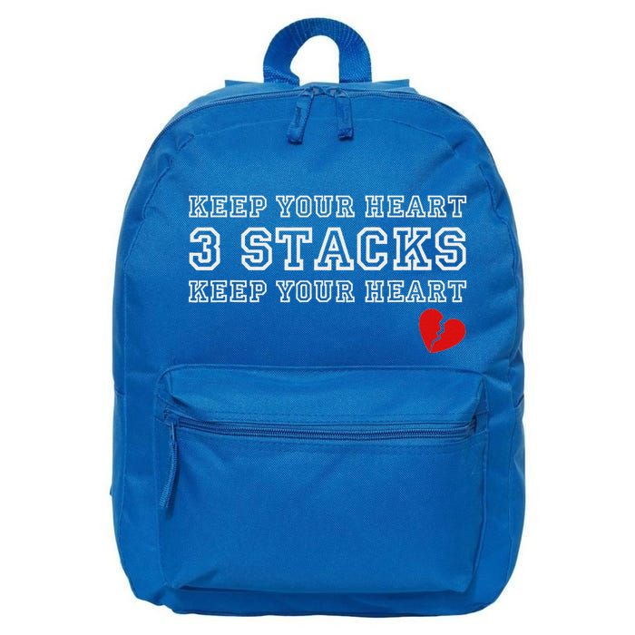 Heartbreak Keep Your Heart Three Stacks 16 in Basic Backpack