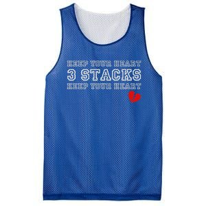 Heartbreak Keep Your Heart Three Stacks Mesh Reversible Basketball Jersey Tank