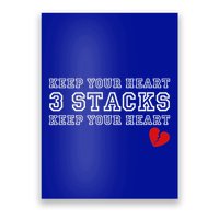 Heartbreak Keep Your Heart Three Stacks Poster